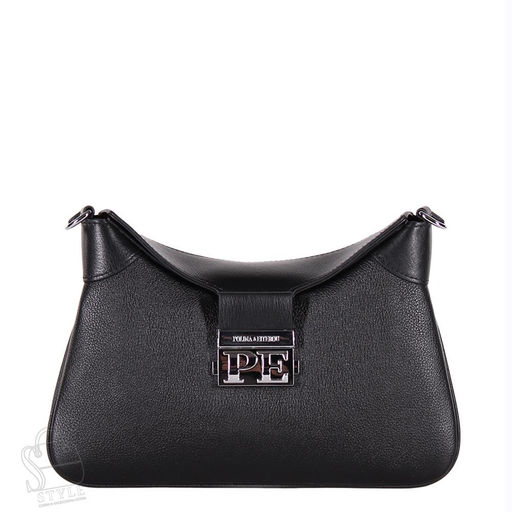 Сумка женская кожаная 6001Q black Polina&Eiterou
