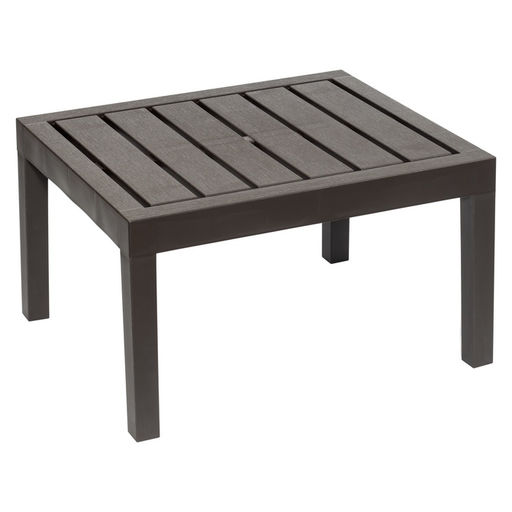 Стол садовый «Рейки», пластик, 55×65×38 см, мокко