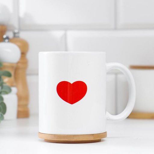 Кружка сублимация Я люблю своего мужа, c нанесением, 320 мл - Дарим Красиво фото 2