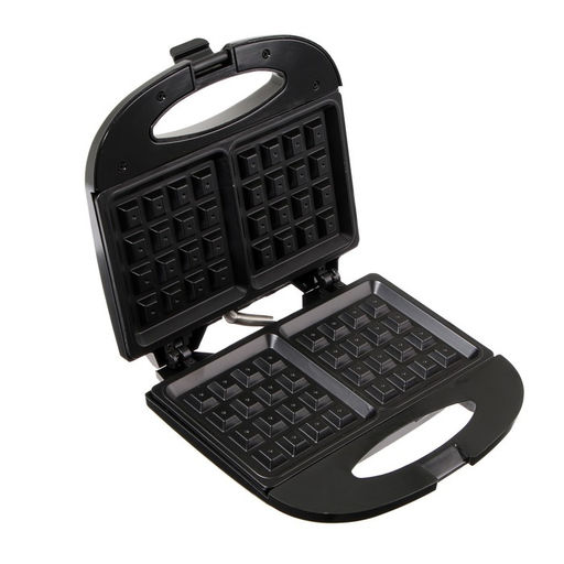 Электровафельница Luazon LT-09, 750 Вт, венские вафли, антипригарное покрытие, чёрная