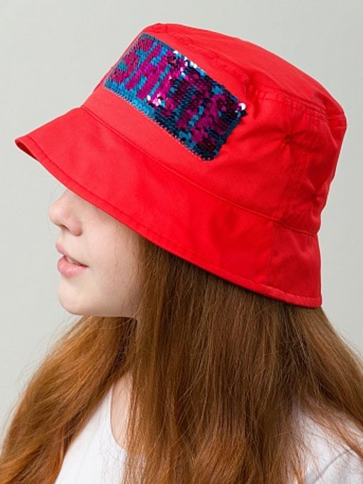 PELICAN, панама для девочек, Красный  фото 2