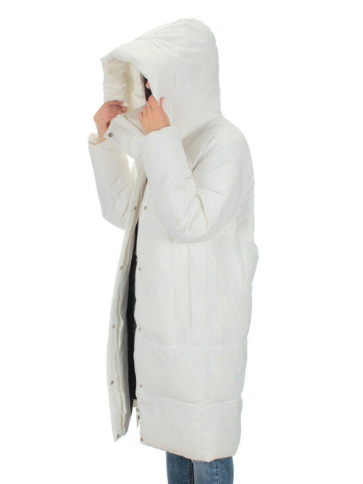 22369 WHITE Пальто зимнее женское (200 гр. холлофайбера) - Fashion фото 10