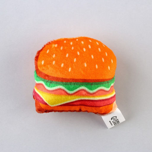 Игрушка для кошек с мятой Бургер из текстиля, 7,4х7 см - Пушистое счастье фото 2