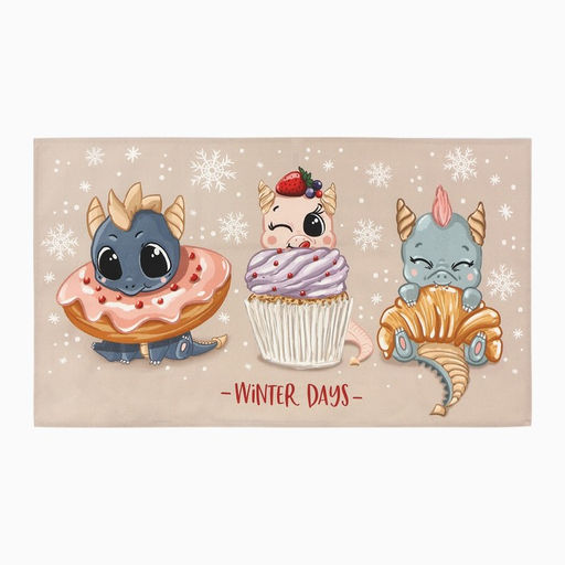 Набор подарочный Этель Зимний день: кух. полотенце, подставка под горячее, формочка  фото 2