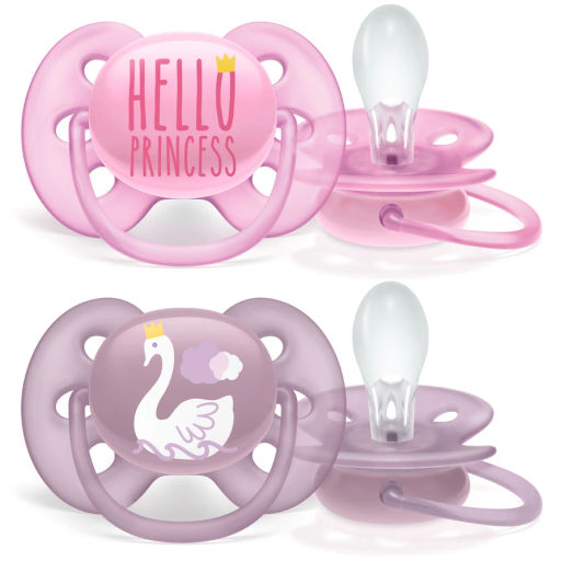 philips avent / Соска Пустышки Ultra soft Hello 6-18 мес 2 шт.