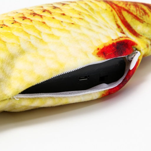 Игрушка для кошек Карась с двигающимся хвостом и с USB-зарядкой, 28 см - Пижон фото 4