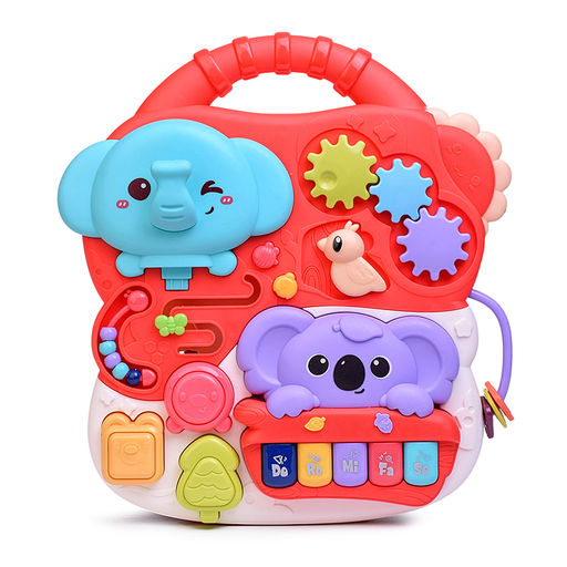 Столик развивающий "Коала и слоник" 3 в 1 в коробке