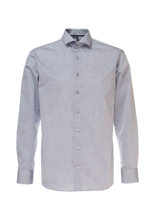 Сорочка мужская длинный рукав BERTHIER GLENN-0425/ Fit-R(0-1)  фото 5