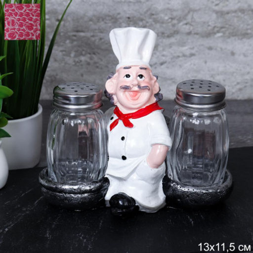 Набор для специй Повар 13х11,5 см / LY1050 /уп 48/ - Галеонтрейд фото 7