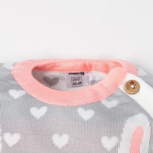 Комбинезон вязаный Крошка Я Зайчик рост 74-80 см  фото 2