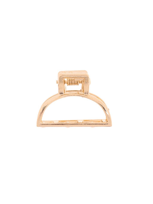 Цена за 6 шт. Крабик для волос «Маргарита», дуга, 2.5 см, золото