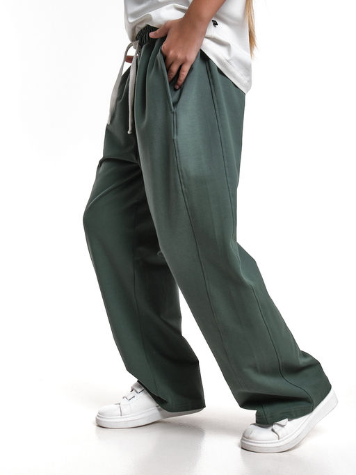 Брюки с лампасом 22-6009 графит - Mini maxi фото 19