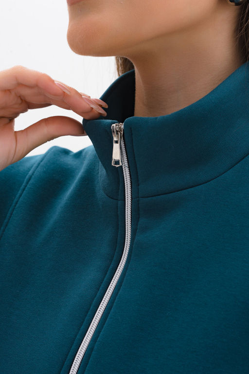 толстовка свитшот Футер 3-х нитка начес - Solo mio фото 5