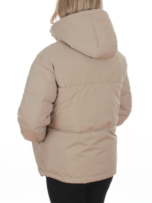 S24-292 BEIGE Куртка зимняя женская (150 гр. холлофайбер)