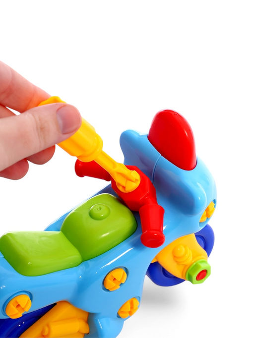 Конструктор для малышей Мотоцикл, 27 деталей - Simaland фото 13