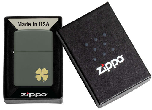Зажигалка ZIPPO Четырехлистный клевер | Four Leaf Clover 49796  фото 6