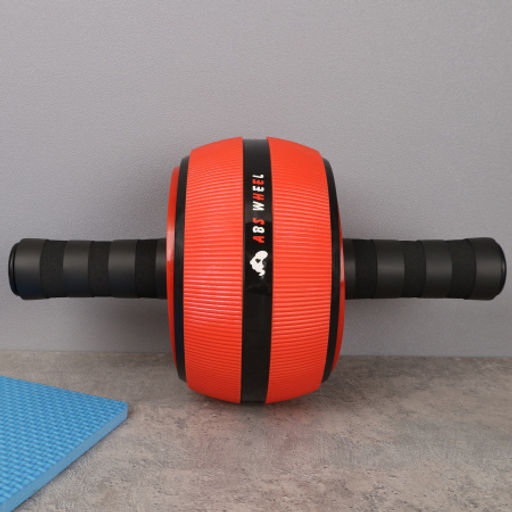 Ролик для пресса Woohooo Аthletic Wheel / + коврик для коленей / 16X9 / красный / уп20 - Галеонтрейд фото 3