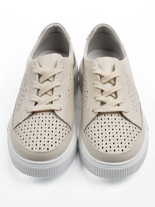 03-C322-2A BEIGE Полуботинки летние женские (натуральная кожа) - Фабричный китай фото 6