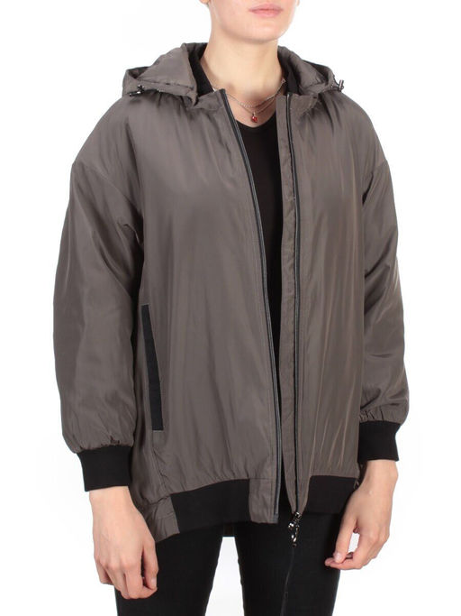 9703 DARK GRAY Куртка демисезонная женская RIKA (100 гр. синтепон) - Fashion фото 6