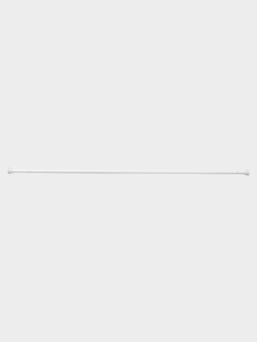 Карниз для ванной комнаты "Контур" 110-200 см, цвет белый