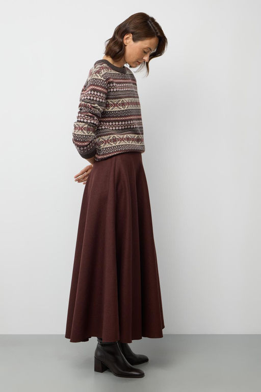 ЕВ 30282/ш/шоколад джемпер жен