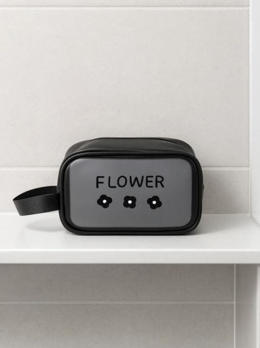 Косметичка "Daisy", black (14х20х9,5 см)