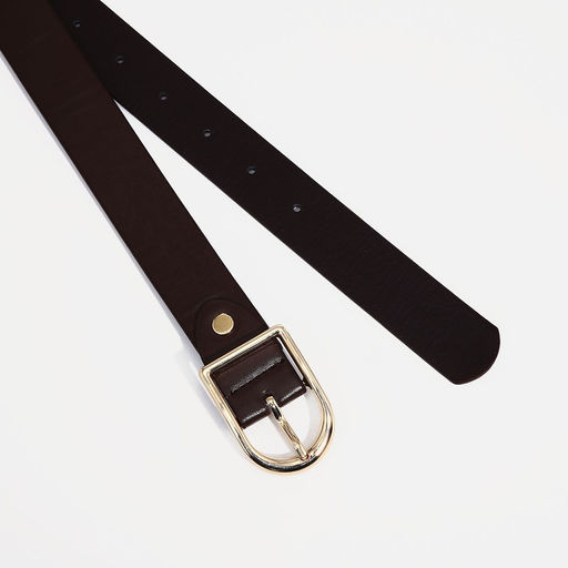 Ремень женский, ширина 2,8 см, винт, пряжка металл, цвет коричневый - Simaland фото 2