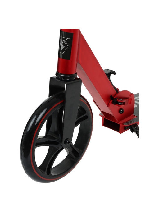 Самокат городской GRAFFITI, складной, колёса PU 200, 86A, ABEC 9, подножка, цвет красный