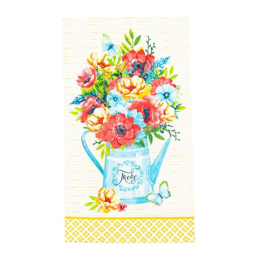 Набор кухонных полотенец Доляна 8 Марта, 35?60 см-4 шт., 100% хл