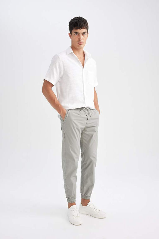 Хлопковые брюки-джоггеры - Defacto фото 3