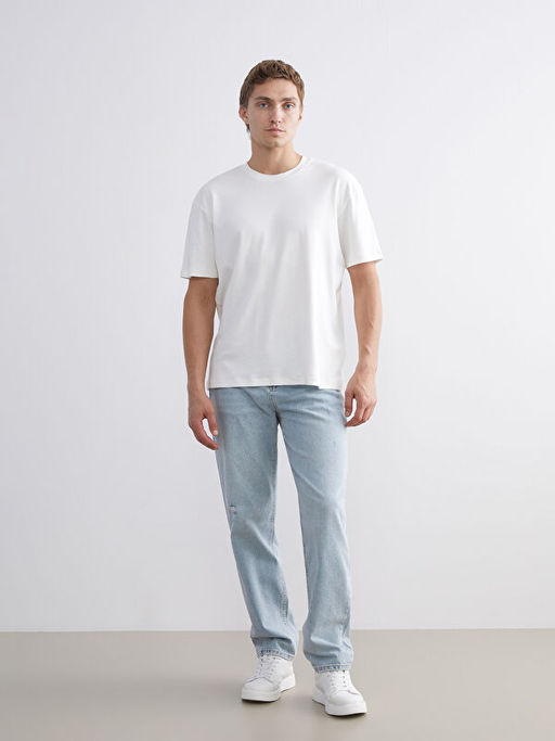 Baggy Fit Erkek Jean Pantolon