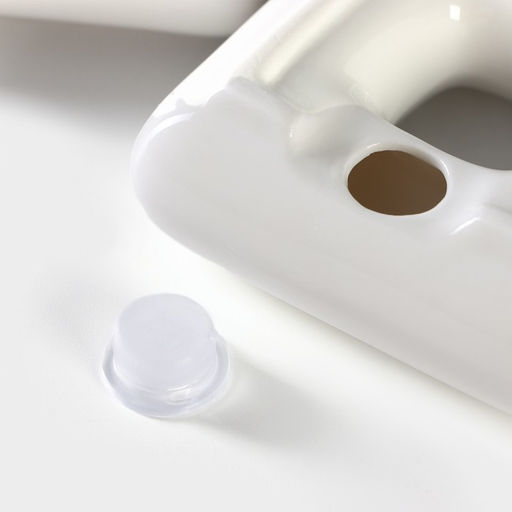 Набор для специй на бамбуковой подставке BellaTenero, 3 предмета: солонка 60 мл, перечница 60 мл, подставка, фарфор, белый  фото 6