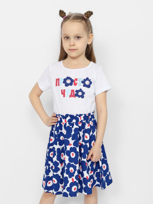 CRB wear / CSKG 63582-20-373 Платье для девочки,белый/Ex.Cherubino  фото 3