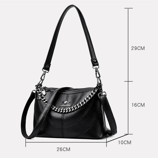 KAIDIFEINIROO Сумка женская с двумя ремнями 8710  фото 4