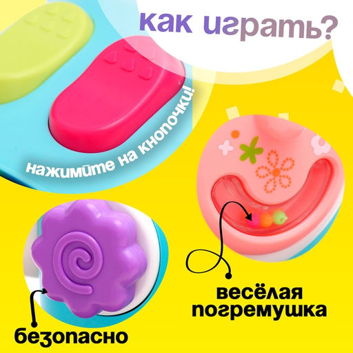 Развивающая игрушка Слоник, звуки погремушки - Simaland фото 4