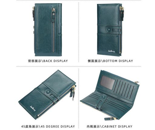 Кошелек W-1825-Black - Ferro фото 4