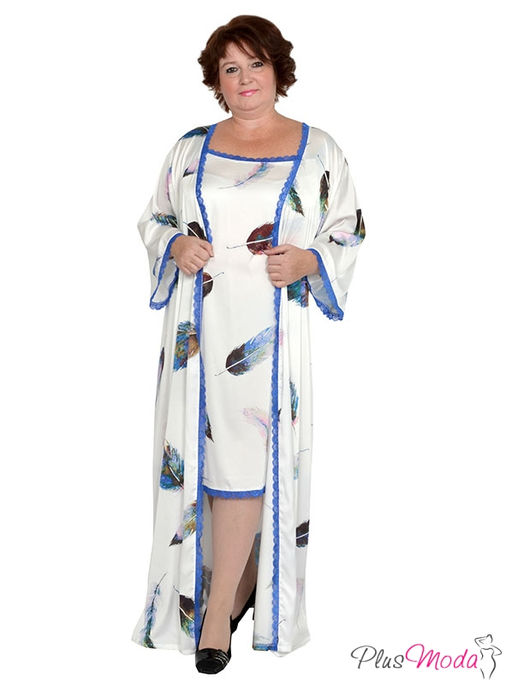 Халат Модель №749 размеры 44-84 - Plusmoda фото 3