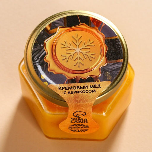 Подарочный набор С новым годом: чай (50 г), арахис, ананас в шоколаде, крем-мед - Фабрика счастья фото 6