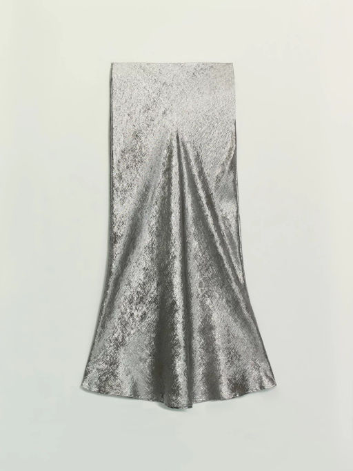 Юбка макси из блестящей ткани / Zarina