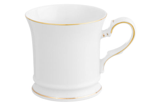Кружка 170 мл 10,5*8*7,5 см "Белая с золотом" NEW BONE CHINA