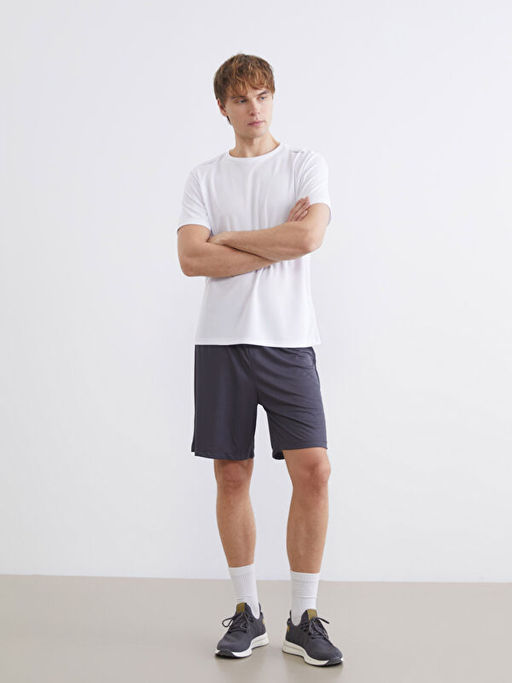 Bisiklet Yaka Erkek Spor Ti??rt