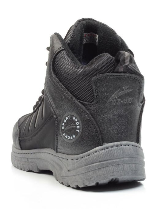 03-CRK6606-6 BLACK/GREY Ботинки зимние мужские - No name фото 8