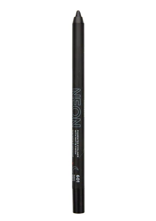 Parisa Карандаш для макияжа глаз NEON с матовым покрытием тон 601 Basic Black