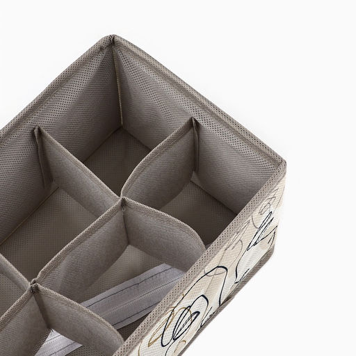 Органайзер для хранения, кофр для белья 8 ячеек Лица, 281610 см - See you home фото 5