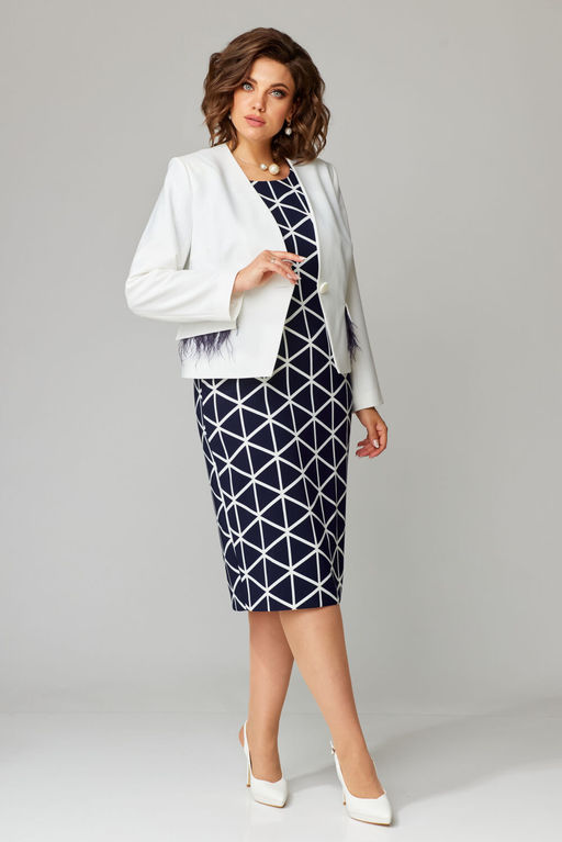 Костюм Aira Style 24-32 Сине-молочный