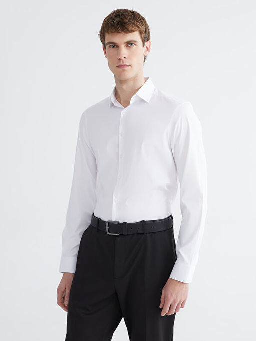 Slim Fit Uzun Kollu Erkek G?mlek