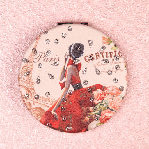 Зеркало карманное 7 см / GT357 /уп 50/300/ кожзам - Галеонтрейд фото 16