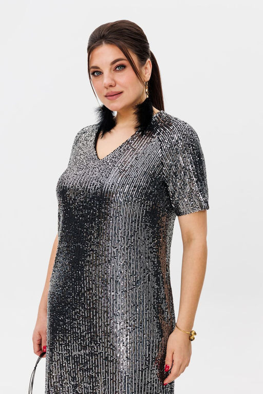 Платье ANELLI 1441 звездное небо  фото 9