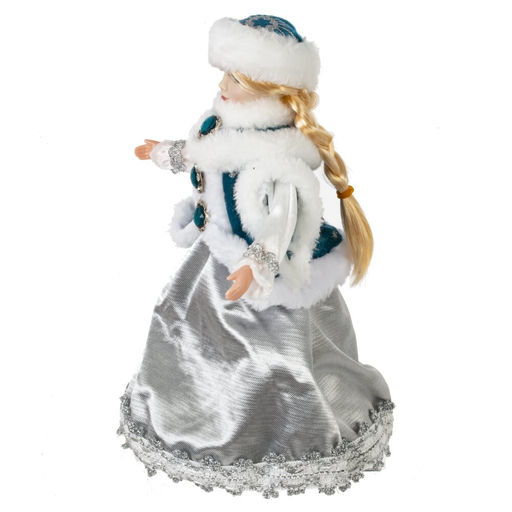 Снегурочка с ёмкостью для конфет, L18 W13 H33 см