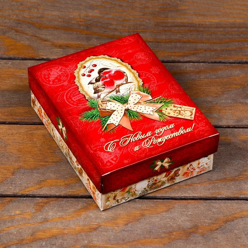 Цена за 5 шт. Подарочная коробка Новогодние истории, 16,5 х 12,5 х 5,2 см - Simaland фото 3